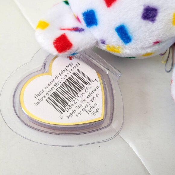 Vintage Ty Beanie Baby Ty 2k Teddy Bear 1999/2000 Original Tags Multicolor - Picture 2 of 4